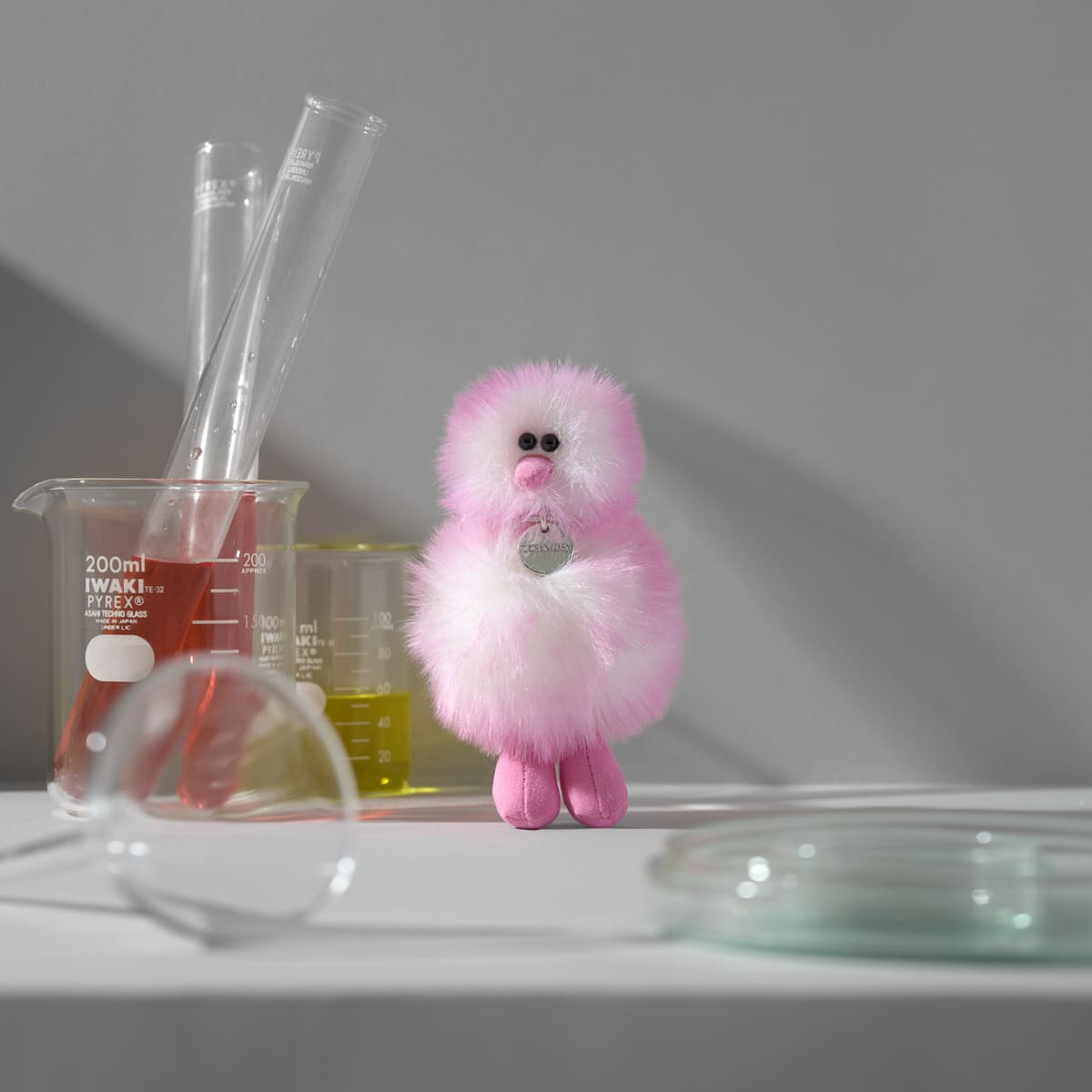 Mini Bird Keyring – Strawberry Sherbet