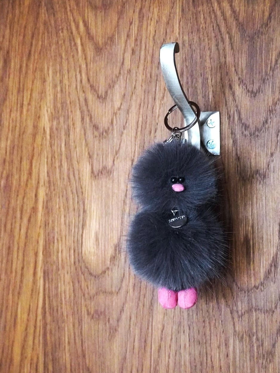 Mini Bird Keyring – Dust