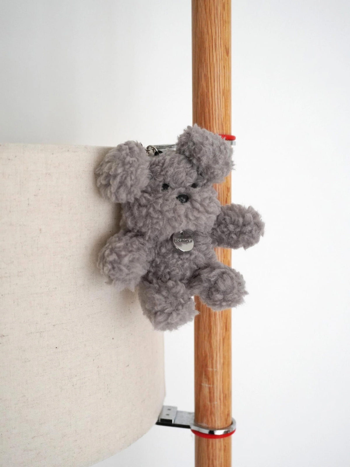 Poodle Keyring - Silver